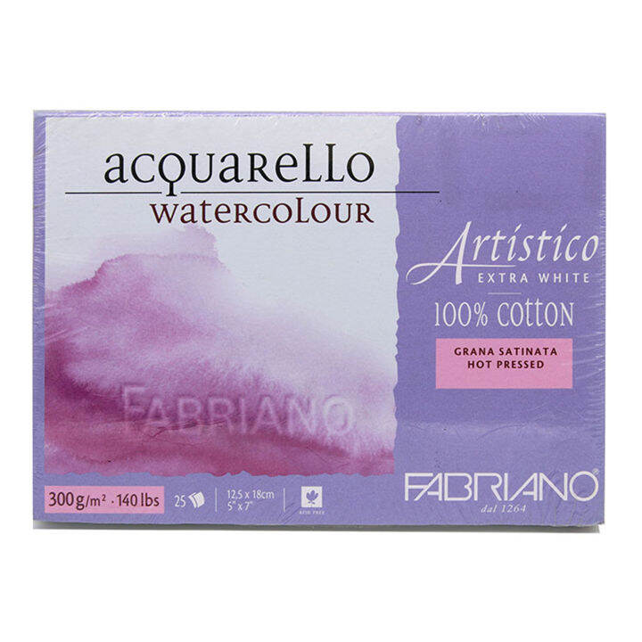 Fabriano Artistico Blocks Hot Pressed 100 Cotton 300gsm Lazada PH