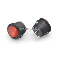 6A 250V 20mm Rocker switch 20mm On/Off SPST Round Boat Rocker Switch DC AC 6A/250V Power Switch ON OFF