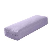 Yoga Pillow Soft Washable Polyester Rectangular Portable Yoga Bolster Sleep Pillow Yoga Fitness Supplies