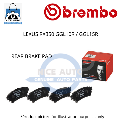 LEXUS RX350 GGL10R / GGL15R / TOYOTA SIENTA NSP170R (REAR) DISC BRAKE