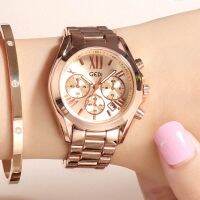 【Jump】 Luxury Rose Gold Women Casual Watch Waterproof Calendar Unique Quartz Business Dress Watches For Female Golden Lady Clock