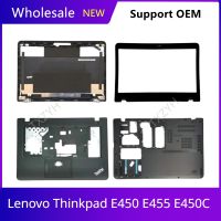 New Original For Lenovo Thinkpad E450 E455 E450C Laptop LCD back cover Front Bezel Hinges Palmrest Bottom Case A B C D Shell