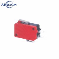 ● unidirectional short hinge lever micro switch 40t85 micro switch 4 Pins Terminal short metal solder lever plastic shell