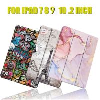 [Universal support] สำหรับ iPad 10 Quot; 2เคสพับได้7th 8th Gen Cover Stand Funda 10.2 2021 9th Gen 7 8 9สำหรับ Mini 6th Capa