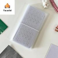 TAADD ทนทานต่อน้ำ Casing Foto แพคเกจสติกเกอร์เครื่องเขียนบัตรไอดอลอัลบั้มสติกเกอร์คอลเลกชันภาพถ่ายที่วางการ์ดเก็บข้อมูลหนังสือเก็บสติกเกอร์