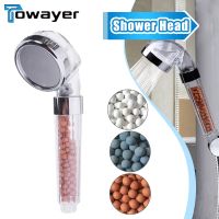 ™♦ Bathroom Water Therapy Shower Negative Lon SPA Shower Head with screWater Saving Rainfall Shower Filter Head High Pressure Spray