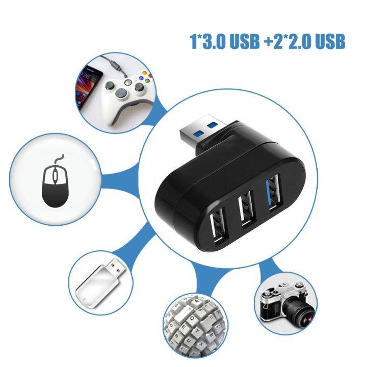 fast-delivery-jhwvulk-3ฮับ-usb-พอร์ต2-0-3-0-splitter-ความเร็วสูง-usb-ตัวแปลงหมุนได้ฮับ-usb-ชาร์จไฟได้มินิฮับสำหรับคอมพิวเตอร์ส่วนบุคคล-lapnotebook