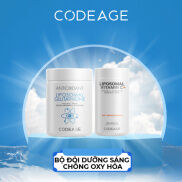 Bộ đôi CODEAGE dưỡng sáng, chống oxy hoá LIPOSOMAL GLUTATHIONE + LIPOSOMAL