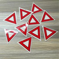 STARPAD For Motorcycle Decals Decorative Rear Safety Warning Triangle Stickers Personalized Car Stickers Reflective Stickers