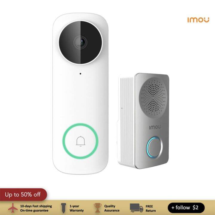 IMOU DB61 Smart Home Video Doorbell Wired Wifi Door Bell 4MP QHD