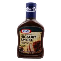 Kraft Hickory Smoke Barbecue Sauce 496g. คราฟท์บาร์บีคิวซอสสำหรับจิ้มกลิ่นฮิคคอรีสโมค 496กรัม  Fast shipping