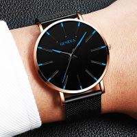 Watches 2021 Luxury Male Elegant Ultra Thin Watch Men Business Stainless Steel Mesh Quartz Watch Relogio Masculino Hot Sale