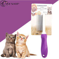 Pet Detangling Grooming Comb With Long Short Stainless Steel Metal Teeth Detangler Grooming Tool For Dogs Cats