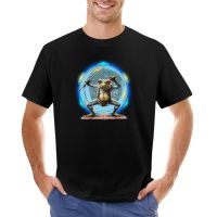 Yoga Frog Warrior Pose T-Shirt Graphic T Shirts Anime T-Shirt T Shirts For Men Cotton