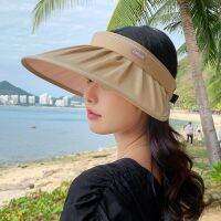 Womens sun hat high-looking new empty-top Korean style thin protection breathable temperament shell hat