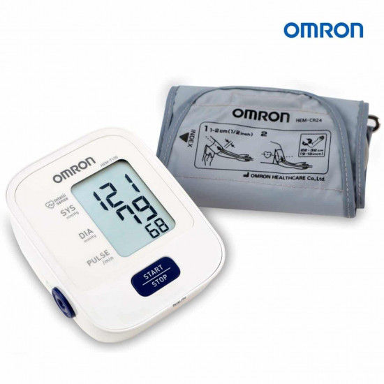 omron-hem-7120-เครื่องวัดความดันโลหิตดิจิทัล-แบบสอดแขน-รุ่นพื้นฐาน-วัดค่าแม่นยำ