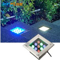 Outdoor Led Underground Lamp 12V220V 4W9W Waterproof IP68 Recessed Buried Spot Landscape Garden Yard Path Floor Lights Fixture