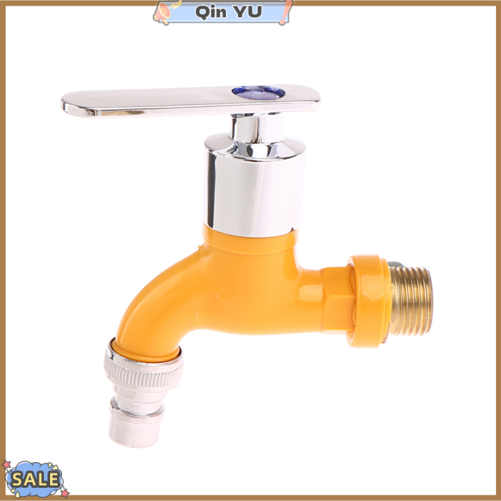 ใหม่สำหรับ-tues-qin-y-faucet-1-2ตัวผู้ติดผนังก๊อกน้ำเครื่องซักผ้าท่อน้ำพลาสติกยาวเร็ว