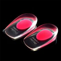 Womens Silicone Gel Heel Cups Heel Seats Foot Orthotic Cushions Insoles Plantar Fasciitis Heel Spurs Heel Pain Foot Care Pad Shoes Accessories