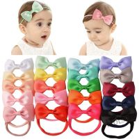 【hot sale】✷¤▧ C10 Baby Girls Nylon Hair Bows Elastic Headband Fashion Hair Accessories for Kids Infants Toddlers