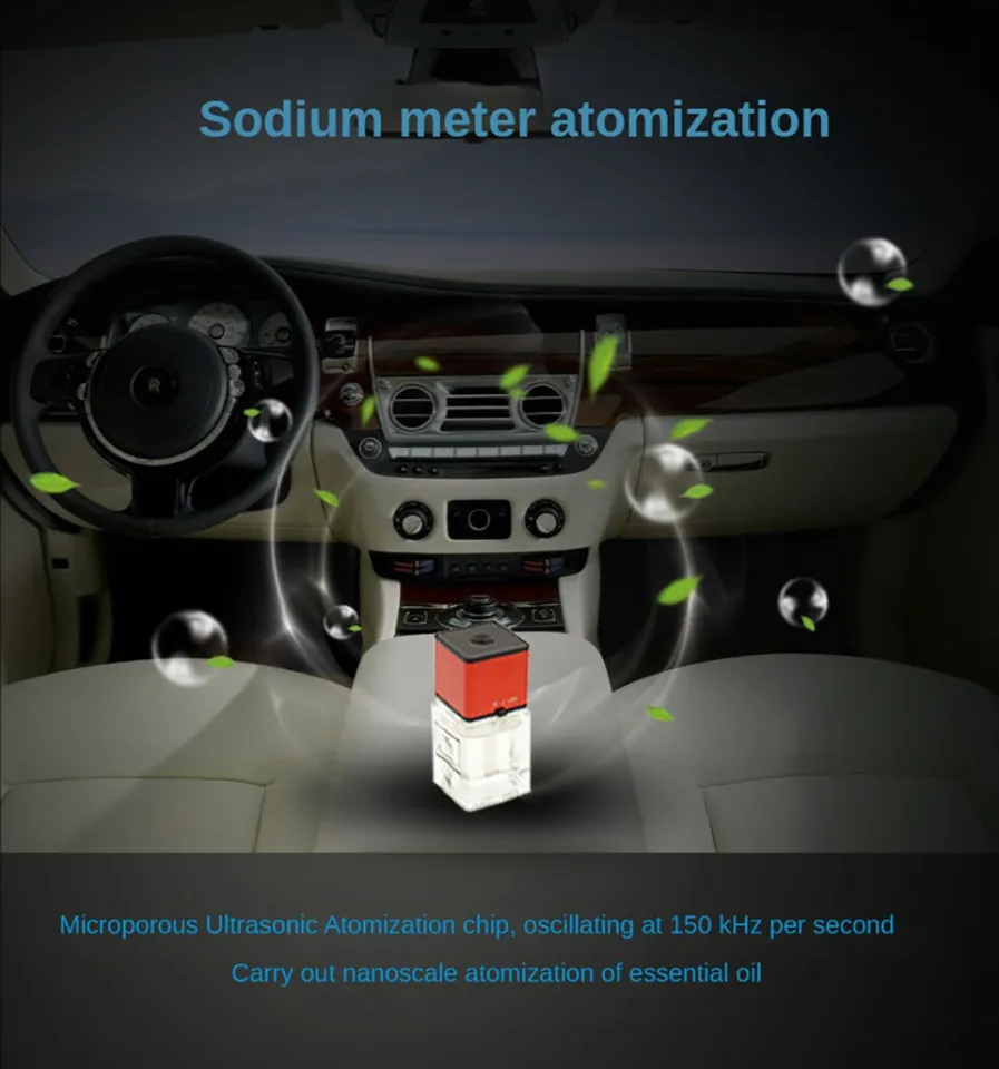  Smart Car Aromatherapy, Smart Ultrasonic Atomized Car