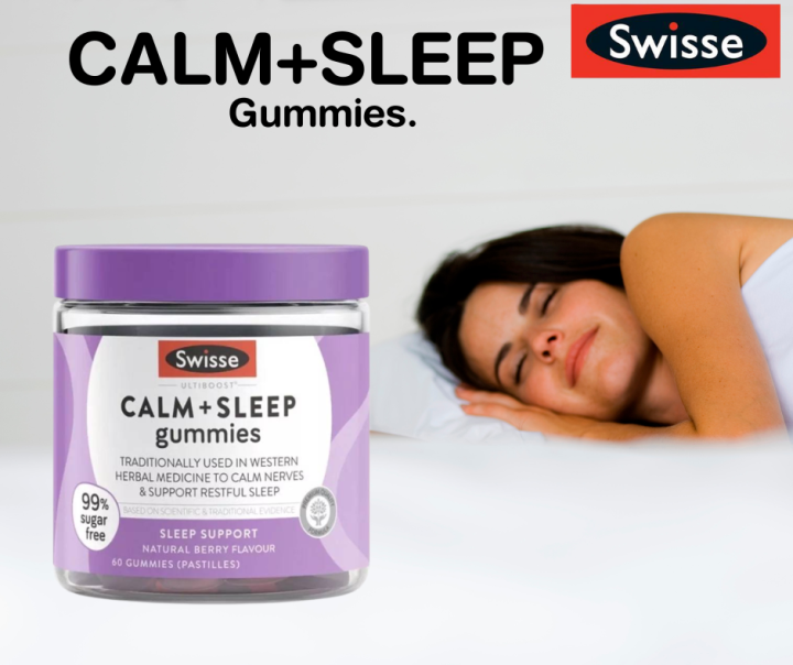 Swisse Ultiboost Calm + Sleep Gummies รสเบอร์รี่ ขนาด 60กัมมี่ |  Lazada.co.th