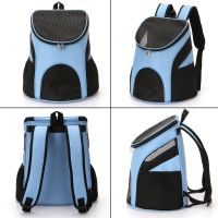 Cat Black Pets Bag Portable Supplies Mesh Blue Outdoor Pet Red Carrier Dog Travel Backpack Backpack Carrier Zipper Foldable Cat