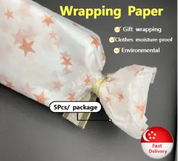 20pcs/lot Golden Border Rose Floral Wrapping Paper Korean Style  Semitranparent Gift Florist Flower Bouquet Wrapping Paper