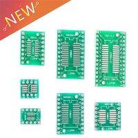 10ชิ้นชุดบอร์ด Pcb Smd แผ่นแปลงอะแดปเตอร์แบบจุ่มแผ่นแปลงซับ Msop Ssop Sot23 8 10 14 16 20 28 Smt เพื่อจุ่ม