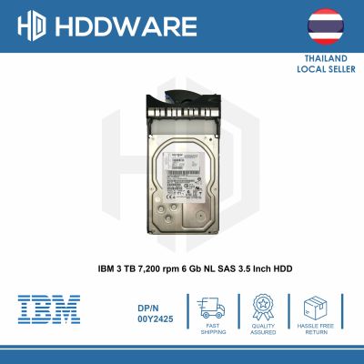 IBM 3 TB 7,200 rpm 6 Gb NL SAS 3.5 Inch HDD // 00MJ127 // 00Y2473 // 00Y2425 // 00Y5702