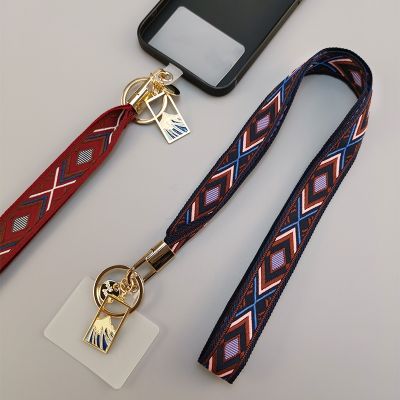 Phone Broadband Son Antique Embroidery Pendant Phone Strap Charm Mobile Phone Lanyard Neck Hanging Womens Antique Long Pendant