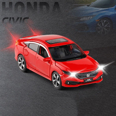 โมเดลรถ Honda Civic FC RS อัตราส่วน 1:36 สีแดง