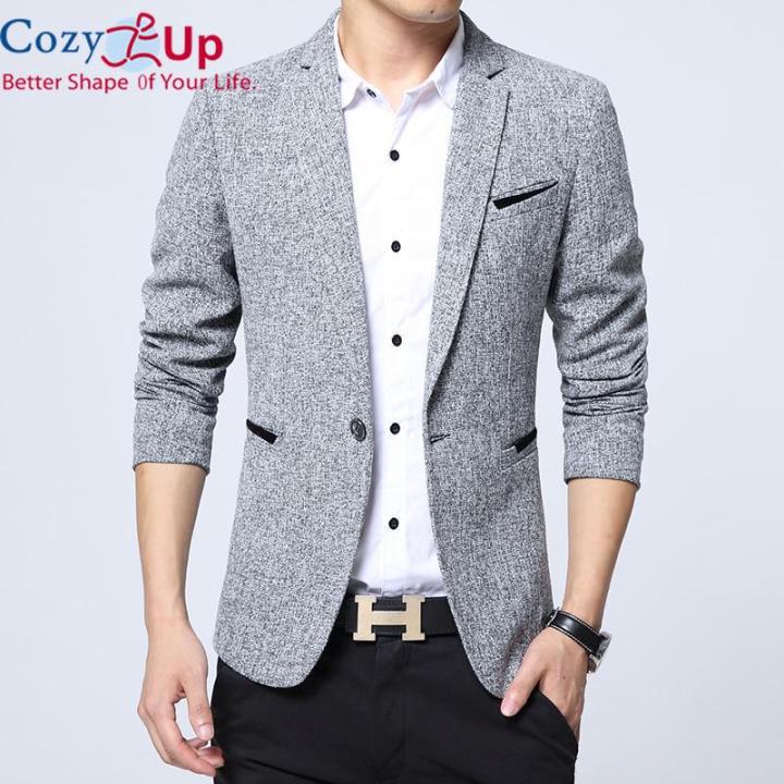 Boutique APC Men's grey cotton classic blazer jacket Retail price €360 Size  S