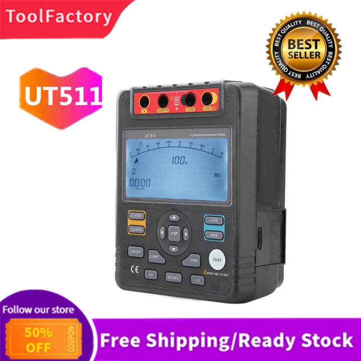 UNIT UT511 Auto Range Digital Insulation Resistance Tester Megohmmeter