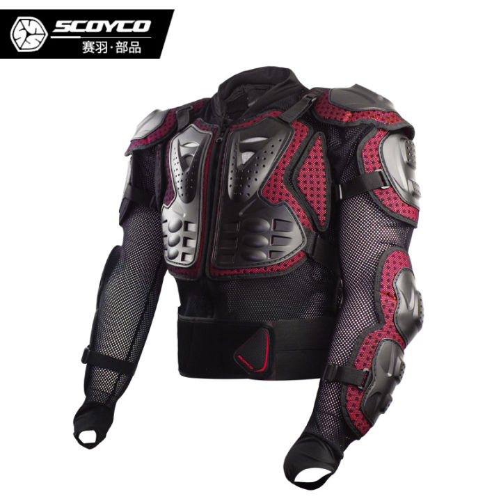 scoyco-race-feather-off-road-รถจักรยานยนต์ขี่เกียร์ป้องกัน-anti-fall-ชุด-racing-knight-อุปกรณ์เสื้อเกราะ-am02-2