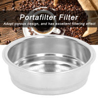 ตะกร้ากรองที่จับกาแฟกันสนิม Portafilter Filter 1 Cup ไม่เป็นอันตรายสำหรับที่จับ 51 มม.