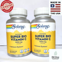 [พร้อมส่ง] Solaray, Buffered Super Bio Vitamin C, 1,000 mg, 100 VegCaps