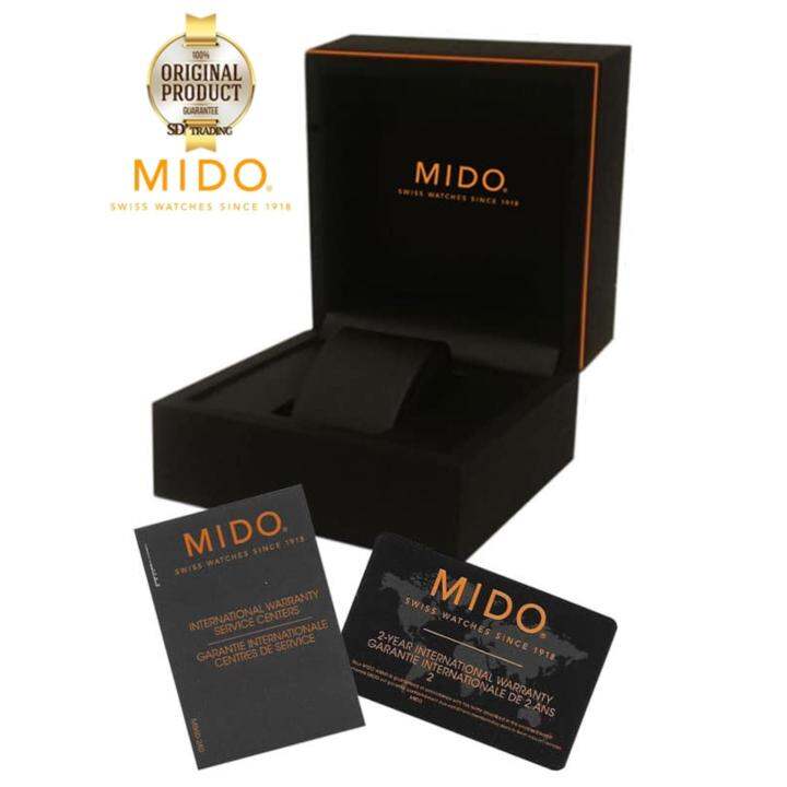 mido-belluna-ii-automatic-mens-watch-สายหนัง-รุ่น-m024-407-36-031-00-rosegold