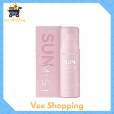 ** 1 ขวด ** Sun Protection Mist SPF 30 PA+++ ซันมิส สเปรย์กันแดดดิว อริสรา ผลิตภัณฑ์ปกป้องแสงแดดสำหรับผิวหน้า ปริมาณ 50 ml. / 1 ขวด