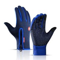 【CW】 Cycling Gloves Men Touchscreen Warm Outdoor Ski Motorcycle Windproof Non-Slip