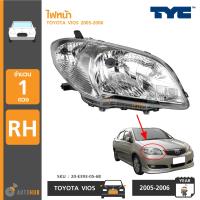 TYC ไฟหน้า TOYOTA VIOS 2005-2006 RH ข้างขวา (20-E393-05-6B)