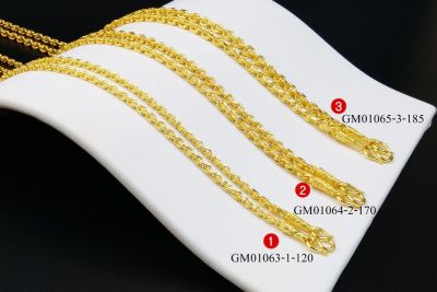 apata jewelry สร้อยคอทองลายคตกิต สร้อยคอทองไม่ลอกไม่ดำ ไม่แพ้ไม่คัน สวยเหมือนแท้ ตะขอปั๊ฒ ชุบเศษทองแท้96.5 บล็อคเยาวราชโดยช่างทอง งานคุณภาพ