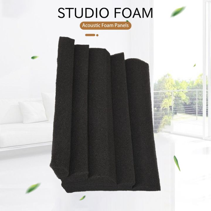 16pcs-set-acoustic-foam-12pc-bass-trap-wall-foam-4pc-square-sound-insulation-foam-flame-retardant-high-density