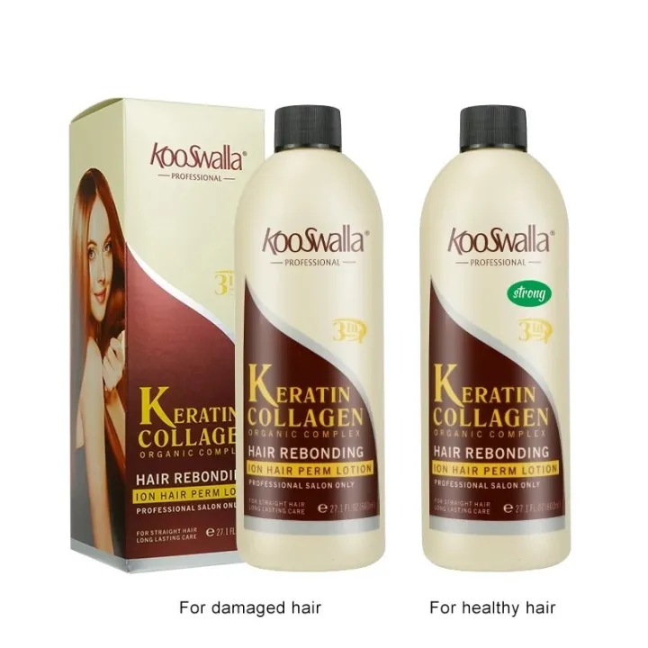 Kooswalla 1 step rebond 3in1Collagen Rebonding cream Virgin Kinky