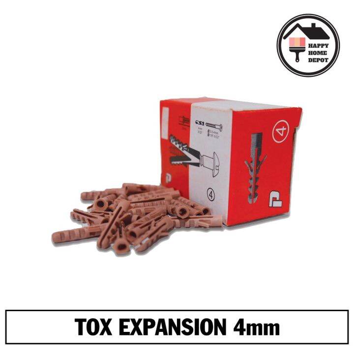 (1 BOX) TOX EXPANSION SHIELD 4mm / 5mm / 6mm / 8mm / 10mm Lazada PH