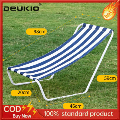 DEUKIO 🌴ผู้เอนกายเก้าอี้พับเก้าอี้โยกกลางแจ้งเก้าอี้ชายหาดผู้เอนกายแบบพกพาพับ Nap เตียงตั้งแคมป์เก้าอี้ตั้งแคมป์เก้าอี้ที่เดินทางมาพักผ่อนฟรีถุงเก็บ เก้าอี้ชายหาด