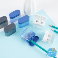 กบเหลาดินสอ 2 รู Pencil sharpener Deli รุ่น H553