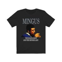 เสื้อยืด Charles Mingus , เสื้อยืดแจ๊ส , รูปแบบวินเทจพิมพ์ Unisex , เสื้อยืดวงดนตรีสีดำ , เสื้อยืดวงดนตรีสีดำ