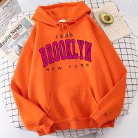 1898 Brooklyn New York Printing Male Hoodie Classic Chic Streetwear Harajuku Quality Hoodies Graphics Casual Shoulder Drop Men