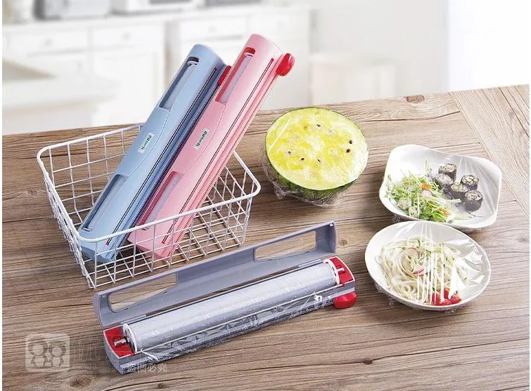 Plastic Wrap Cutter, Food Freshness Dispenser Preservative Film